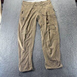 Mountain Hardwear Cargo Pants Mens XL Beige Nylon Stretch Utility‎ Parachute